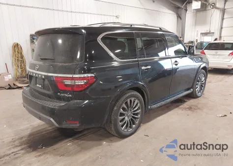 2021 Nissan Armada Platinum 4Wd z USA, uszkodzony, nr VIN JN8AY2CD8M9661255